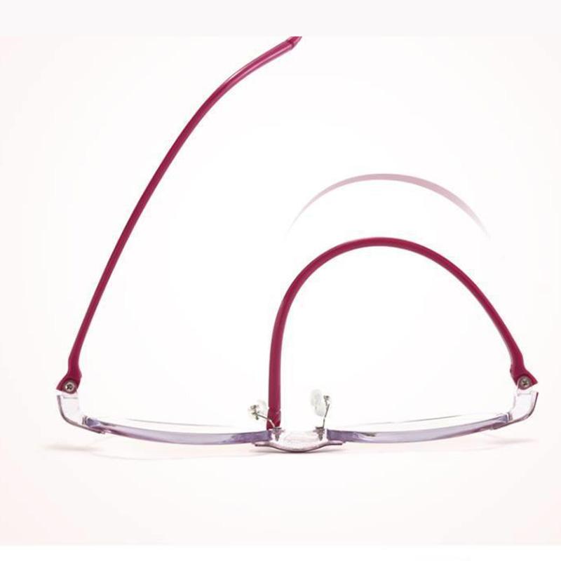 Women's Ultra-light Frameless Reading Glasses Anti-blue Light Diamond Cut Edge Ultra-clear Magnifer Glasses High Elasticity