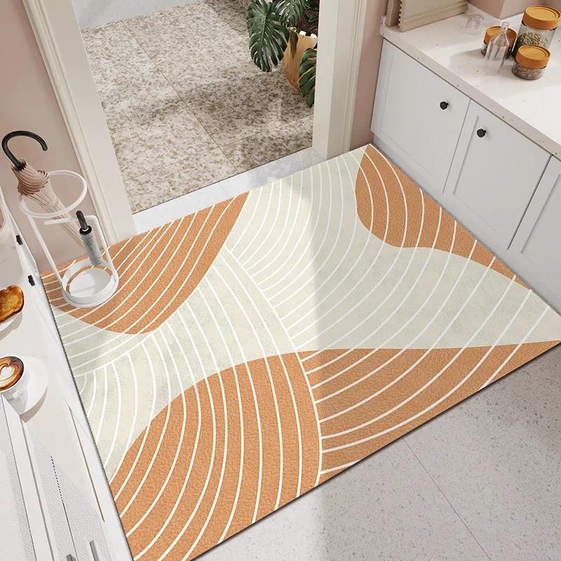 PVC Door Pad Entry Door Leather Floor Bathroom Bathroom Foot Pad Can Be Cut Cut Carpet Strip