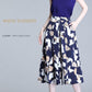Women Chiffon Skirt-like Wide-leg Pants Loose High Waist Trousers Summer Cool and Breathable