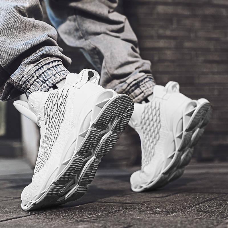 Blade men's shoes high-top shoes men's version of the trend of wild tide shoes sports running shoes