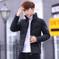 Thicken Warm Stand-up Collar Winter Coat Men's Cotton-padded Clothing Fashion Self-cultivation Slim Winter Clothes