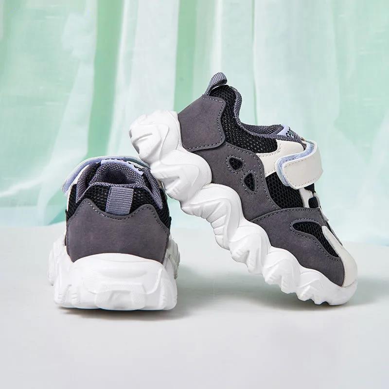 Boys and Girls Shoes All-match Flow Comfortable Shoes Breathable Mesh Sneakers