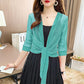 Short Cardigan Shawl Plus Size Ladies Thin Lace Shawl Fashion Breathable Sun Protection Clothing