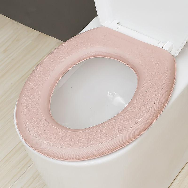 EVA Waterproof Washable Toilet Seat Cover Universal Household Sticky Toilet Seat Four Seasons Available Toilet Seat Toilet Seat