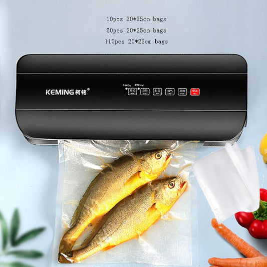 Household Small Food Preservation Machine Fully Automatic Vacuum Compression Bag Plastic Packaging Machine