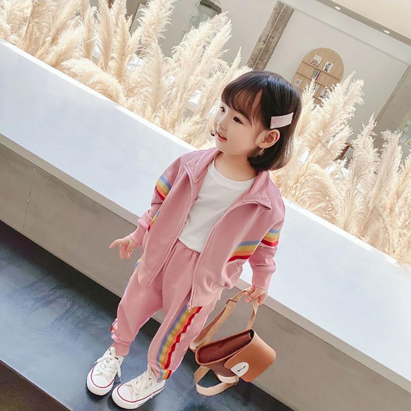 Girls and Boys Suits Children's Clothes Baby Girls Sports Suits Children's Clothes Spring and Autumn Clothes Two-piece Casual Sets