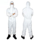 White protective clothing Thermal insulation seals Professional protective Prevents droplets