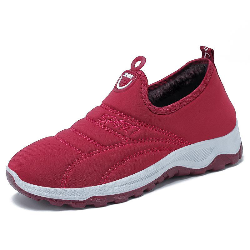 Plus Velvet Thick Women's Sports Shoes Fashion Casual Warm Shoes Non-slip Shock Absorption Winter Running Shoes