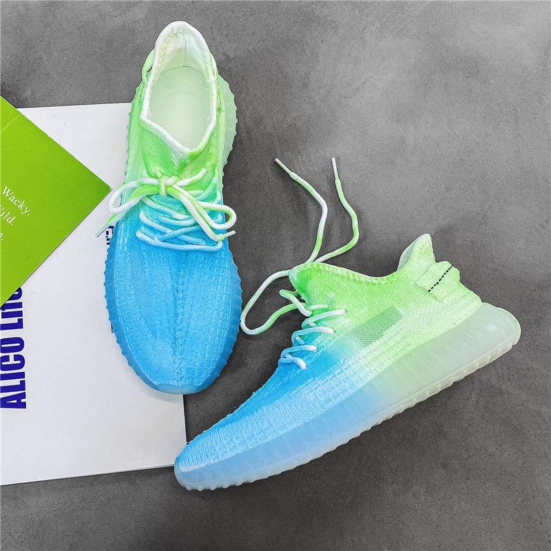 Summer Fly Woven Breathable Casual Sneakers Sports Canvas Coconut Shoes Couple Korean Breathable Net Shoes