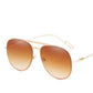 WTEMPO 2019 New Trend High-Quality Metal Toad Sunglasses Women Europe And The United States Fashion