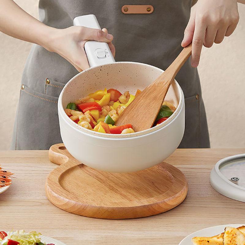 Dormitory Student Electric Cooker Household Multifunctional Integrated Small Electric Cooker Small Electric Heating Pot for Cooking Noodles