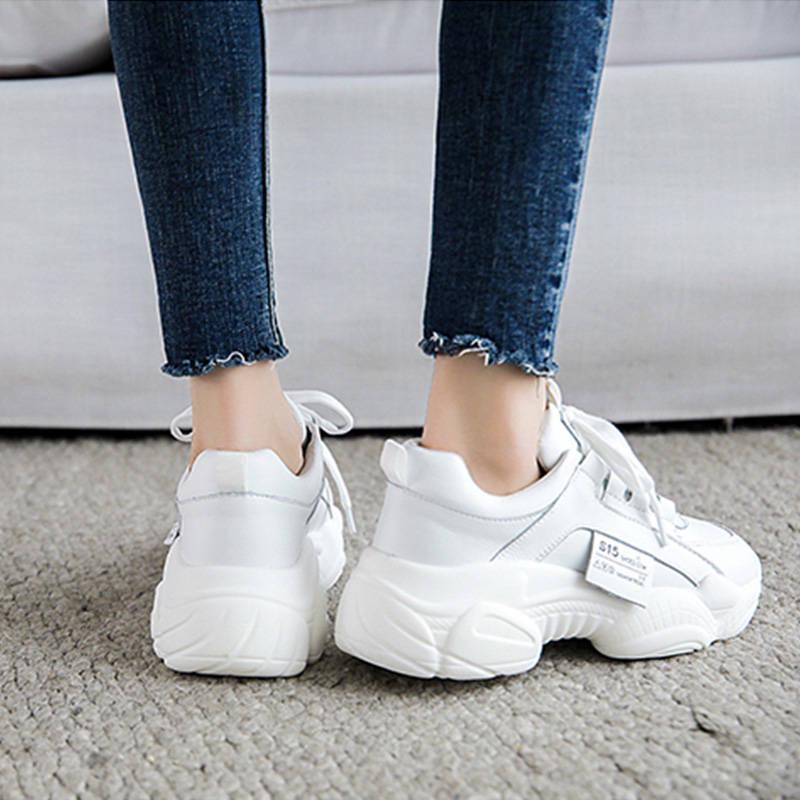 Women Shoes Woman Sneakers Chunky Basket Femme Sneakers Women Vulcanized Shoes Platform Sneakers