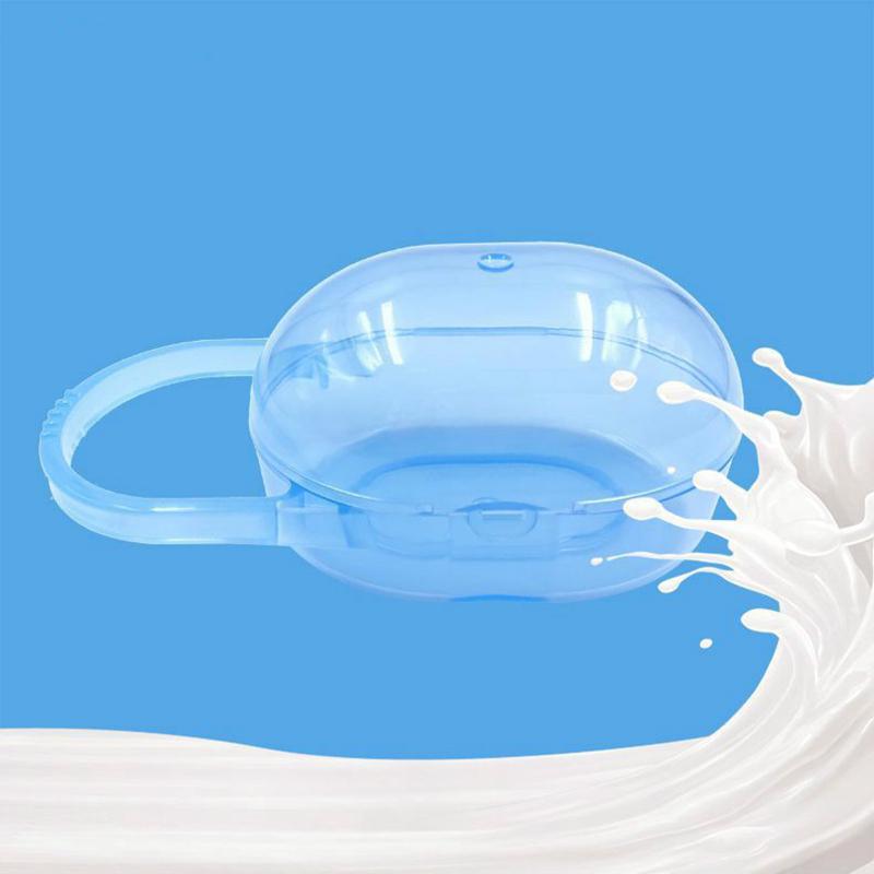 1pc Portable Baby Solid Pacifier Box Kids Feeding Nipple Elliptical Case Holder Newborn Trave