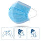 Disposable Non-woven Filter Mask 3-Layers Breathable Dust-proof Anti-fog Citizen Health Safety Mask