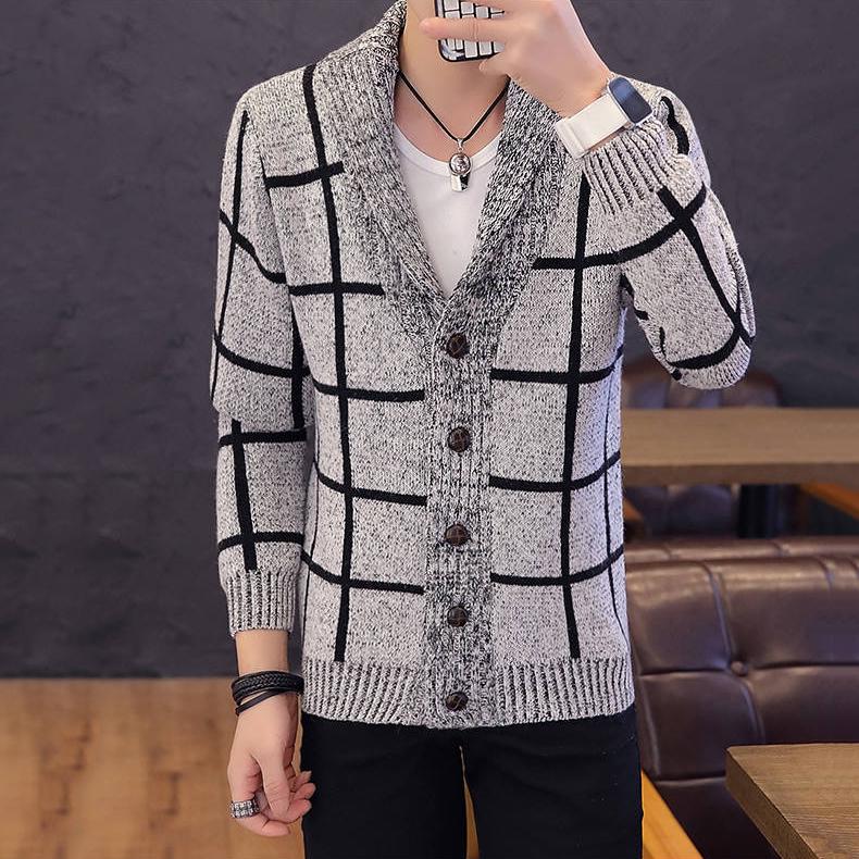 2019 Sweater Men Autumn Winter Sweater Coats Male Thick Wool Mens Sweater Jackets Casual Knitwear