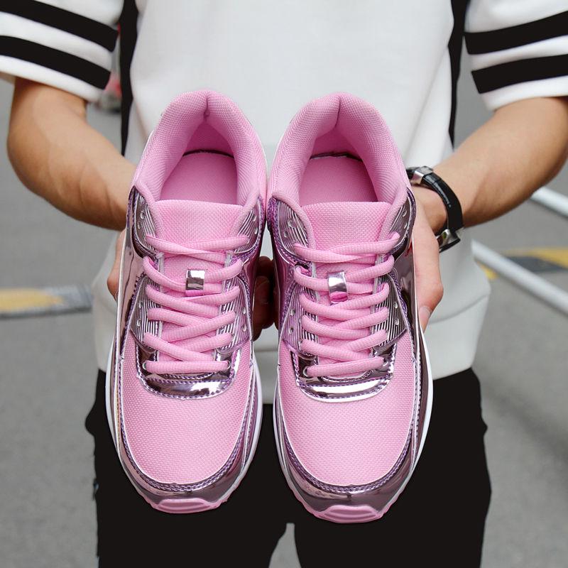 Breathable Running Men's Shoes Korean Couple Air Cushion Sports Men Daddy Shoes Men Lightweight and Comfortable