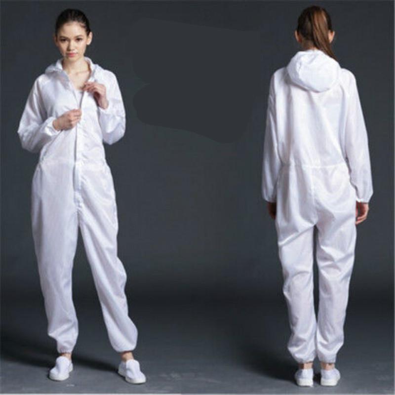 Protective clothing can be repeatedly washed Clean room suit Hooded dustproof split anti-static