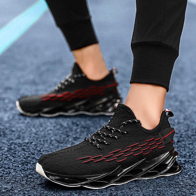 Men's Running Shoes Coconut Blade Twist Sole Men Sneakers Dad Sneakers Breathable Light Sport Shoes