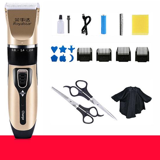 Rechargeable Low-noise Hair Clipper Remover Cutter Grooming Hair Trimmer Electrical Hair Cut Machine