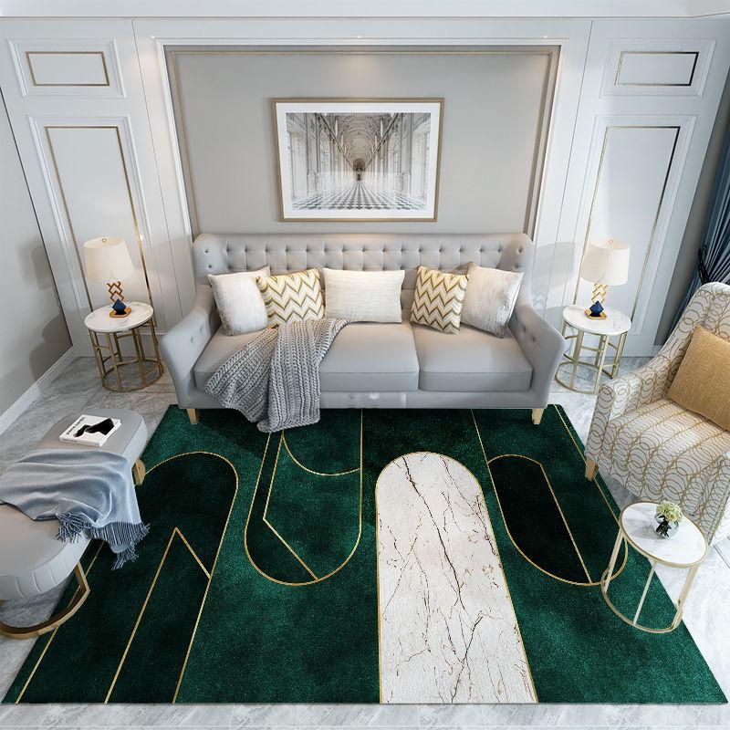 Simple and Modern Central European Living Room Carpet Coffee Table Blanket Rectangular Floor Mat Bedroom Bedside Blanket