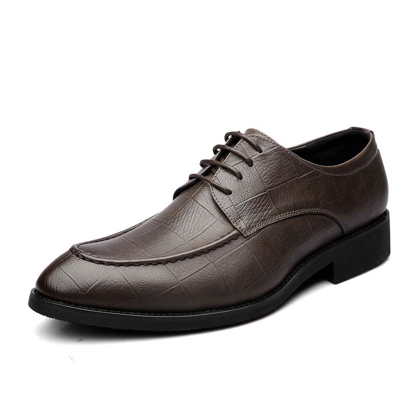 Men's Leather Shoes Spring and Autumn Breathable Casual Shoes Work Men's Shoes