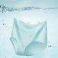 3 Pieces of Graphene Antibacterial Underwear High-waisted Abdomen Cotton Crotch Panties Women's Plus Size Sexy Ice Silk Seamless Trousers