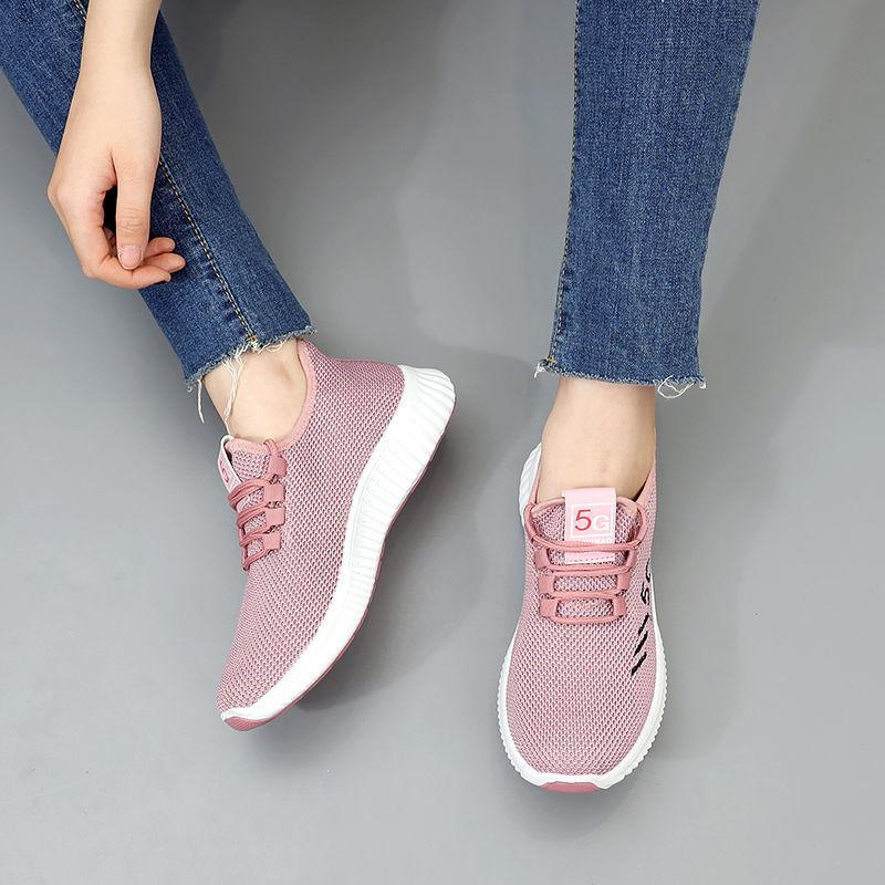 Fly Woven Breathable Sneakers Trendy Fashion Lightweight Running Shoes Wear-resistant Flat Old Beijing Cloth Shoes