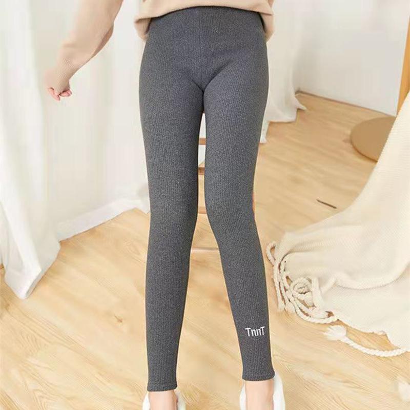 Plus Velvet Black Leggings Women's Outer Wear Autumn and Winter Thick Trousers Plus Size Winter Warm Pants