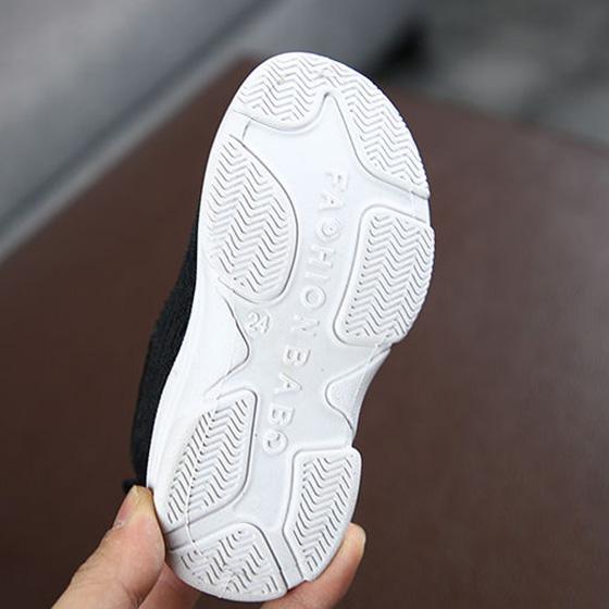 Kids Shoes Spring Summer Girls Boys Soft Sole Sports Shoes Solid Color Letter Pattern Anti-slip Cartoon Casual Net Shoes