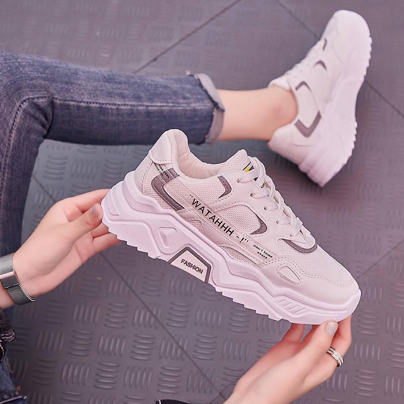 Fashion Style Platform Chunky Sneakers Dad Shoes Basket Femme Women Vulcanize Shoes
