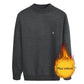 Autumn and Winter Sweater Men's Round Neck Long-sleeved Sweater Full Body Plus Velvet Thick Plus Size Sweater