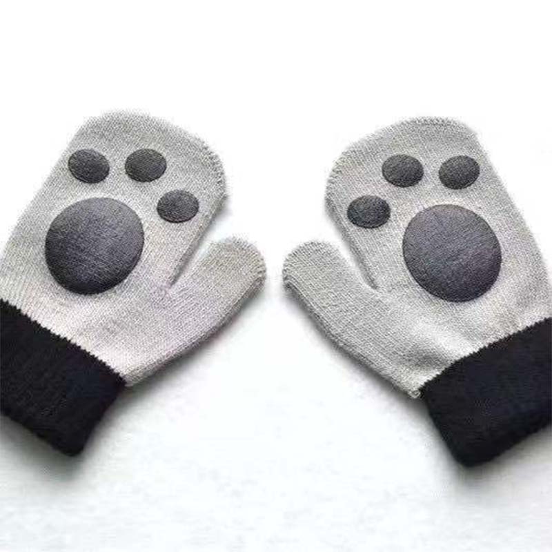 Baby Gloves Autumn and Winter Infant Children Thin Section Kids Cute Cartoon Warm Fingers