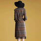 Autumn and Winter Woolen Coat Korean Style Slim-fit Belt Woolen Coat Women's Thick Large Size Mid-length Over-the-knee Coat