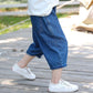 Children's Clothing Boys Cropped Jeans Clothes Children Boys Casual Denim Trousers Bloomers Children Elastic Waist Trousers Clothing
