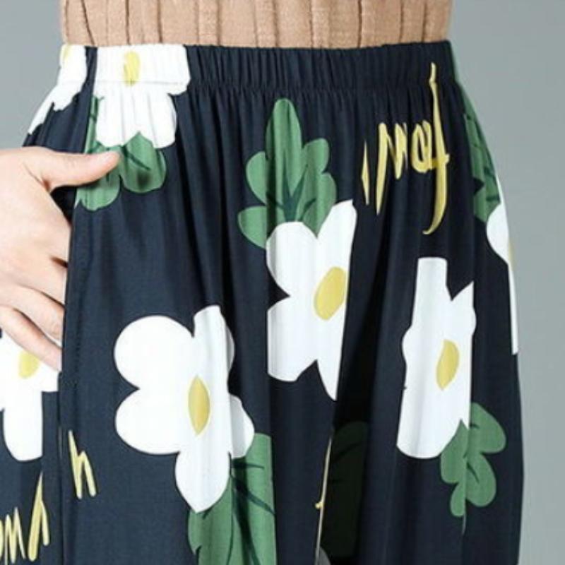 Women's Pants Spring and Summer Thin Dancing Bloomers Anti-mosquito Pants Outer Wear Cotton Silk Long Pants