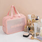 Female Waterproof Transparent Cosmetic Bag Large Capacity Travel Bag Portable Toilet Bag Cosmetic Storage Bag Makeup Bag Organizer