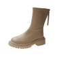 Chelsea Boots Martin Boots Woman Spring and Autumn Boots British Style Boots Korean Single Boots Waterproof Shoes
