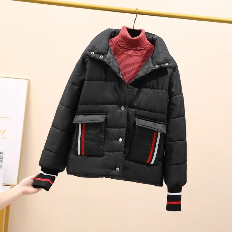 Short Bread Coat Winter Coat Korean Style Popular Student Padded Jacket Thick Loose Coat Women's Clothing