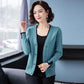Autumn and Winter V-neck Knitted Sweater Ins Style Casual Short Jacket Fashion Simple Female Jacket