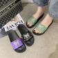 Slippers Women's Summer Non-slip Deodorant Indoor and Outdoor Wear Personalized Korean Fashion Flat Bottom All-match Slippers