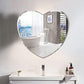 Irregularly Shaped Mirror Wall-mounted Bathroom Mirror Safe Explosion-proof Sleek Without Paddles