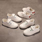 Kids Sneakers Boys Shoes Girls Trainers Children Leather Shoes White Black School Shoes Pink Casual Shoe Flexible Sole Fas