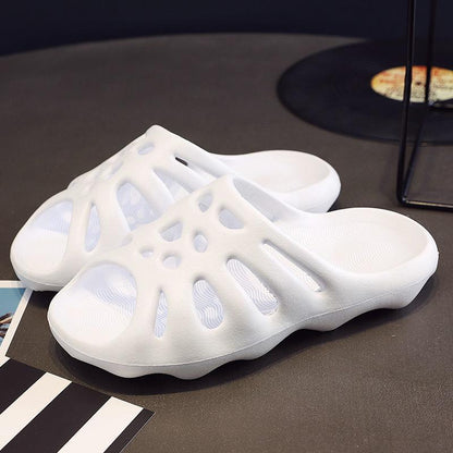 Sandals Slippers Women's Summer Home Bathroom Bath Non-slip Soft-soled Slippers Outer Couple Shoes