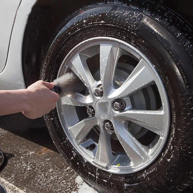 Wheel Cleaning Brush Tire Brush Car Cleaning Wheel Rim Car Wash Detail Brush Tire Brush Special Artifact