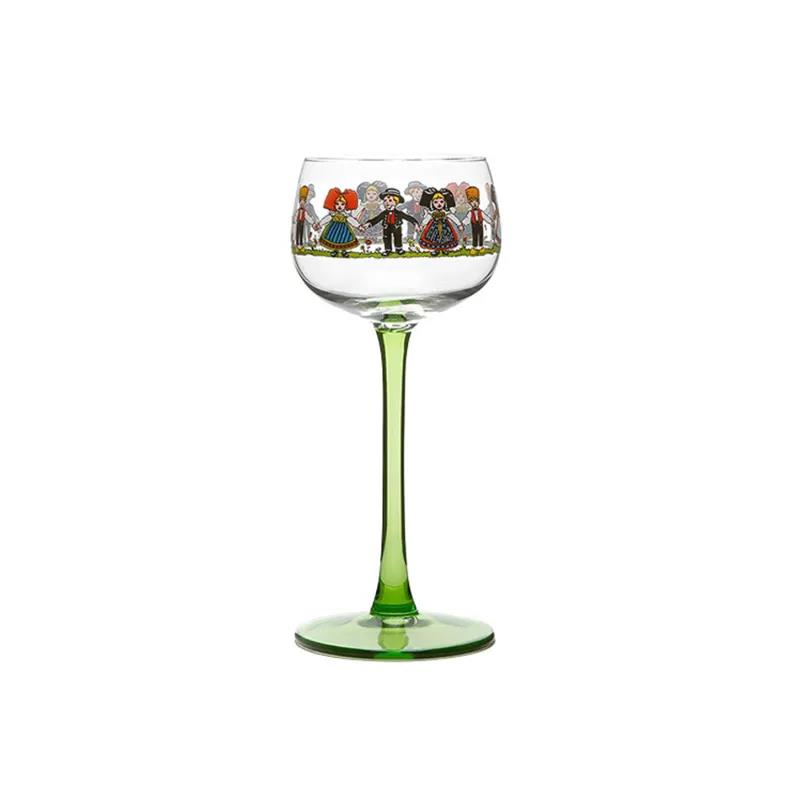 Cute Tall Red Wine Glass Nordic Ins Style Creative Personality Champagne Cocktail Glass