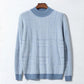 Autumn Sweater Men's Half High Collar Imitation Mink Wool Thick Warm Fashion Sweater Winter Korean Loose Personality