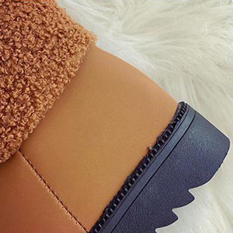 Snow Boots Women Autumn and Winter Cotton Shoes Ins Short Tube Plus Velvet Warm Ankle Boots