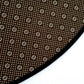 3D Color Round Carpet Nebula Blue Starry Sky Space Moon Hanging Basket Round Carpet Non-slip Mat
