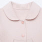Girls Woolen Coat Spring and Autumn Woolen Trench Coat Girls Medium and Big Boys Red Mid-length Coat