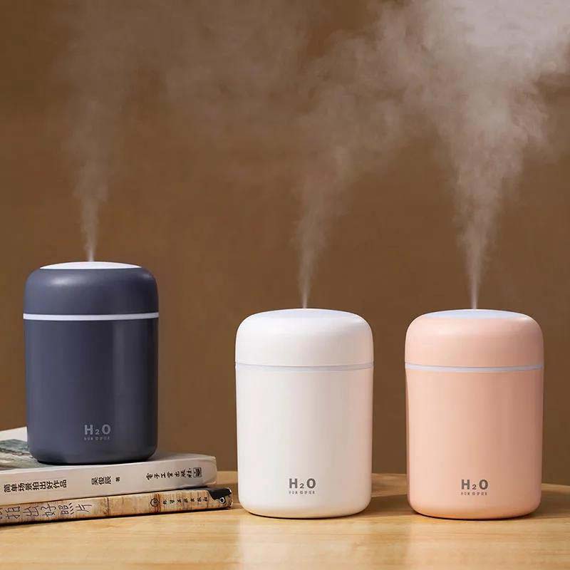 USB Power Supply and Humidifier Car Mounted Night Lamp Big Fog Volume Bedroom Mute Mini Humidifier